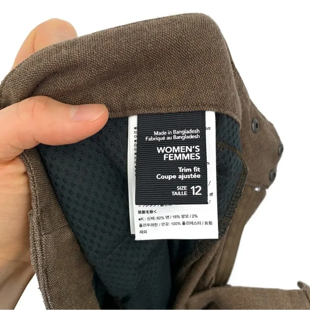 ARC'TERYX Reia Trim Fit Pant Brown 12
